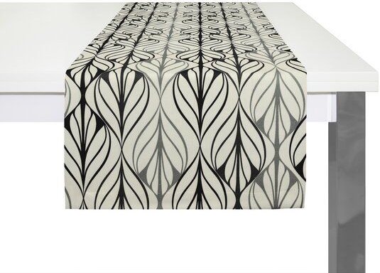 Thumbnail - Nature by Adam Tischläufer aus 100% Bio-Baumwolle - Made in Germany - Wave