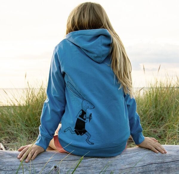 Cmig Kinder Hoodie Laufhase in blau