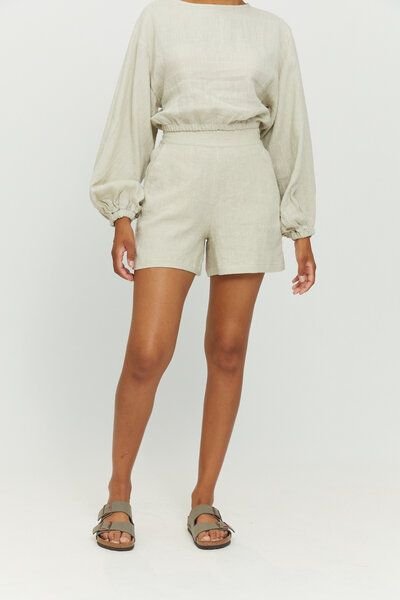 Mazine Kurze Hose - Pinki Shorts - aus Leinen