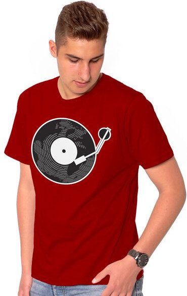 HANDGEDRUCKT "Scratch It" Männer T-Shirt
