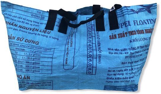 Beadbags Große Einkaufstasche Ri42 recycelter Reissack