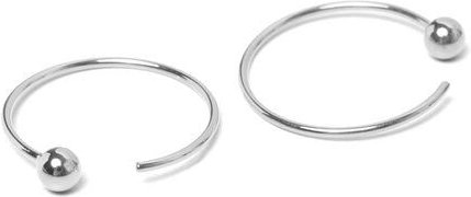 Jonathan Radetz Jewellery - Creole SPHERE, Silber 925, Sterlingsilber, Durchmesser 20 - 30 mm, Handmade in Germany