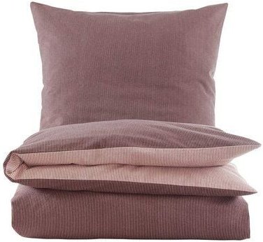 hessnatur Biber Wendebettwäsche-Set Streifen aus reiner Bio-Baumwolle