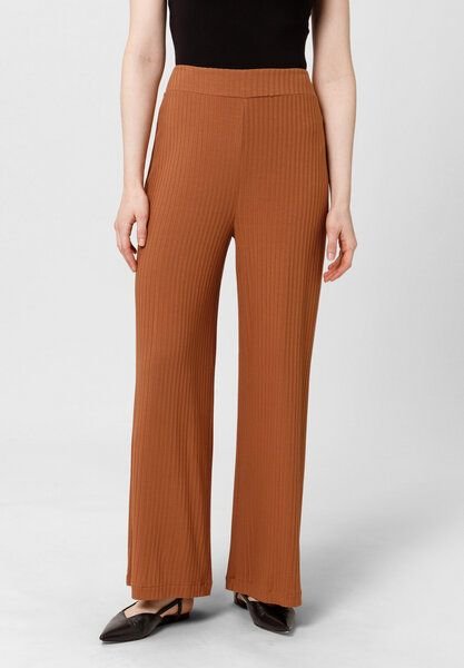 Les Lunes Weite Hosen „Michelle Rib Wide Leg“