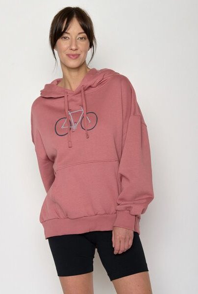 GREENBOMB Bike Handdrawn Mello - Lässiger Hoodie aus Bio-Baumwolle / hochwertiger Print / GOTS / Fair & Vegan