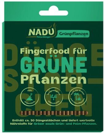 NADU Naturdünger Organische Grünpflanzen Düngestäbchen