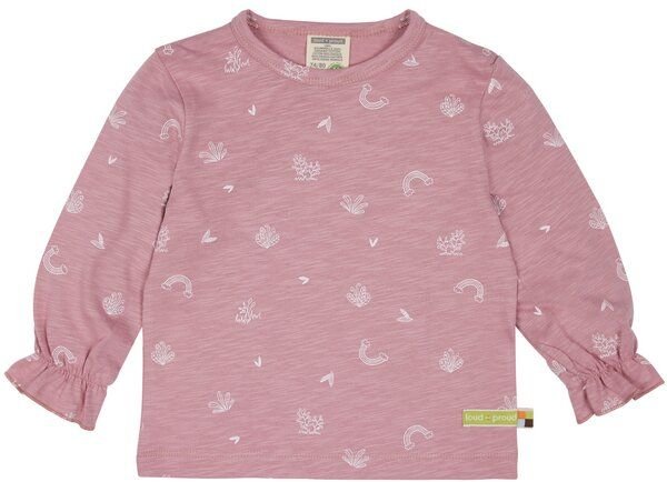 loud + proud Babys & Kinder Shirt Slub Jersey mit Druck, GOTS-zertifiziert