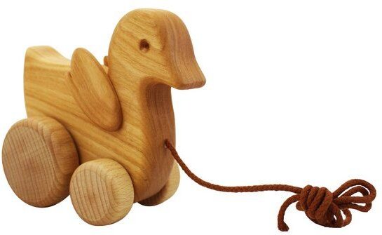 Mitienda Shop Ziehtier Küken aus Massivholz