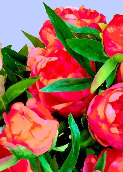 Photocircle Poster / Leinwandbild - I'd Rather Wear Flowers Than Diamonds