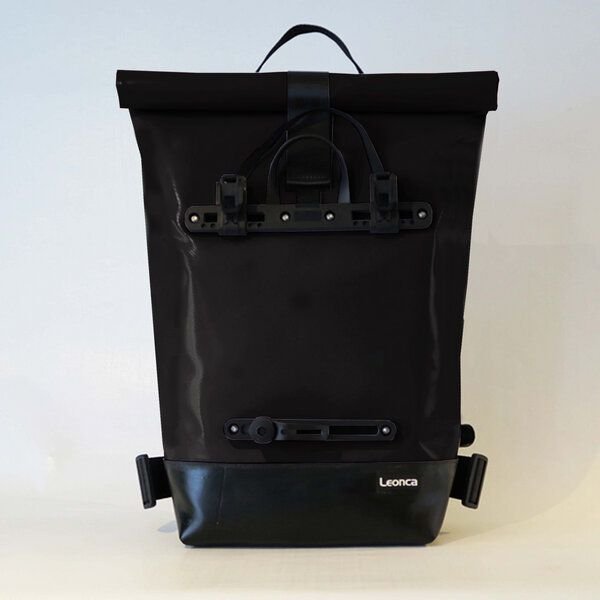 Leonca Upcycling Fahrradrucksack aus LKW-Plane in 11 Farben