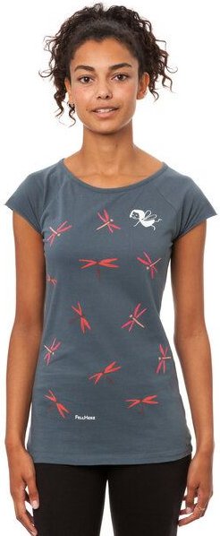 FellHerz Damen T-Shirt Libellenmädchen Bio Fair