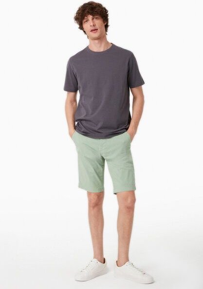 ORGANICATION Slim-Fit Chino-Shorts aus Bio-Baumwolle
