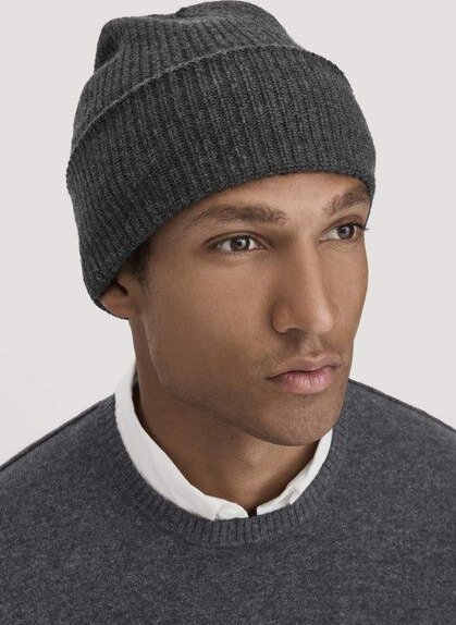 hessnatur Strickmütze aus Bio-Schurwolle mit Kaschmir