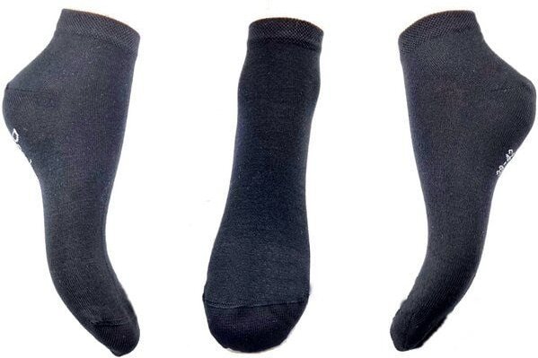 Bruno Barella Sneaker Socken aus Bambuscellulose gewonnene Viskosefaser in schwarz