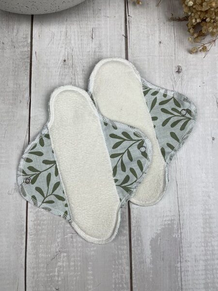 Stoffretter waschbare Upcycling Damenbinde / Stoffbinde - 2er Set