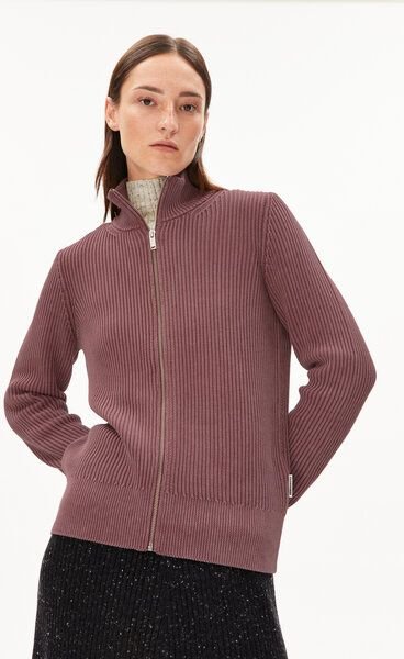 ARMEDANGELS REBECCAA GMT DYE Damen Strickjacke aus Bio-Baumwolle