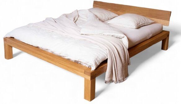 YAK holzraum Bett YARON aus Eiche Massivholz