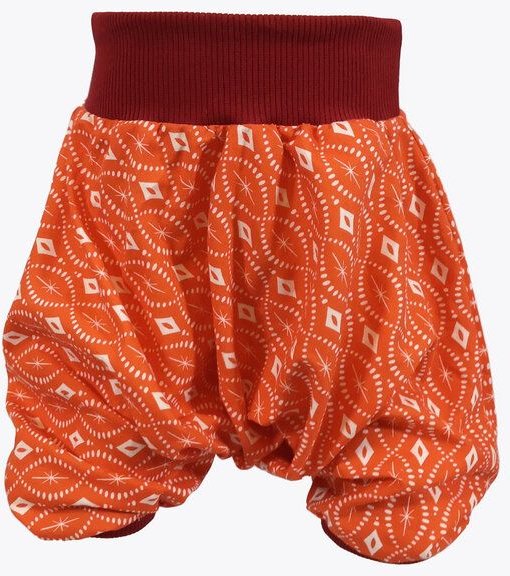 liebewicht kurze Pumphose Sommerhose gemustert aus Biobaumwolle