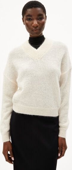 Thumbnail - ARMEDANGELS ALBASAA MOHAIR - Damen Pullover Oversized Fit aus Mohair-Woll Mix