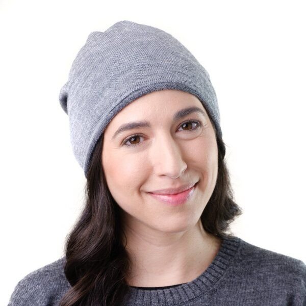 De Colores leichte Alpaka Mütze mit Rollrand