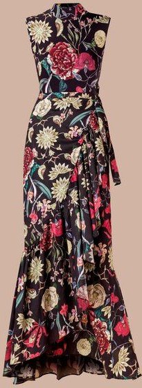 Atelier SNOW Set Ärmelloser Body + Maxi-Wickelrock Camellia