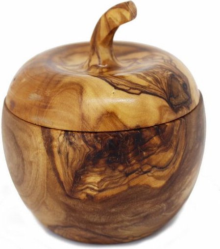 Mitienda Shop Salzdose mit Deckel und Salzschippchen aus Holz