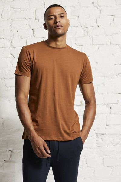 Wunderwerk Herren T-Shirt aus Bio Baumwolle & Modal (Edelweiss®) "Metro core tee male"