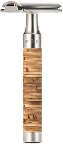 sagaan Rasierhobel mit Griff aus Birkenrinde