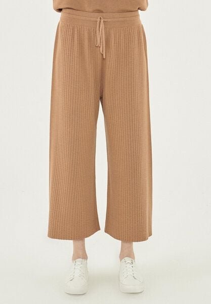 ORGANICATION Gerippte Strickhose aus TENCEL Lyocell