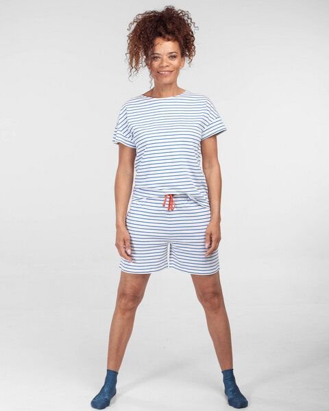 Alma & Lovis Lounge Sleep-Set aus Bio-Baumwolle | Schlafset Shorty