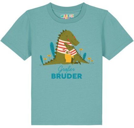 watabout.kids T-Shirt Kinder Krokodil Großer Bruder