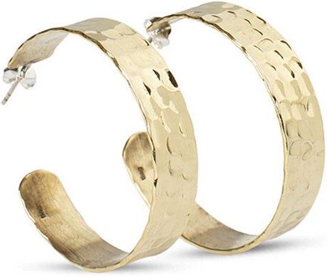 ting goods Creolen gehämmert, 38 mm