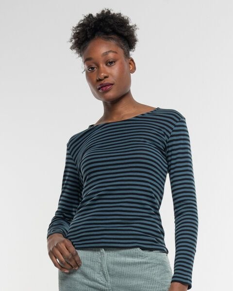 Alma & Lovis Geringeltes Longsleeve aus softer Bio-Baumwolle | Ringel Shirt