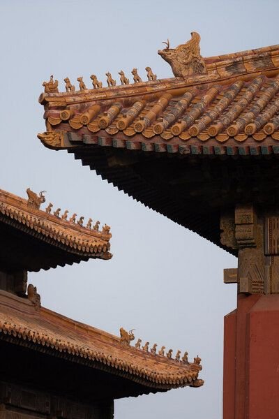 Photocircle Poster / Leinwandbild - Forbidden City Eaves