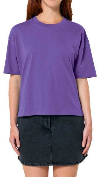 YTWOO Damen Boxy T-Shirt aus Bio-Baumwolle