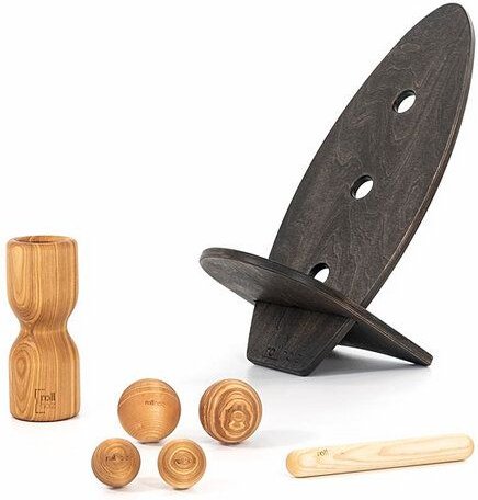 rollholz Balance Board Set groß | FSC | Hergestellt im Schwarzwald