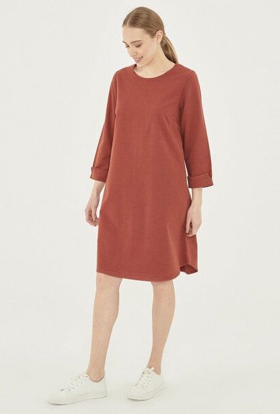 ORGANICATION Garment Dyed Kleid aus TENCEL Lyocell-mix