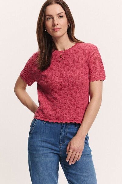 TRANQUILLO Ajour Pullover Emmaa aus Bio-Baumwolle (1200001)