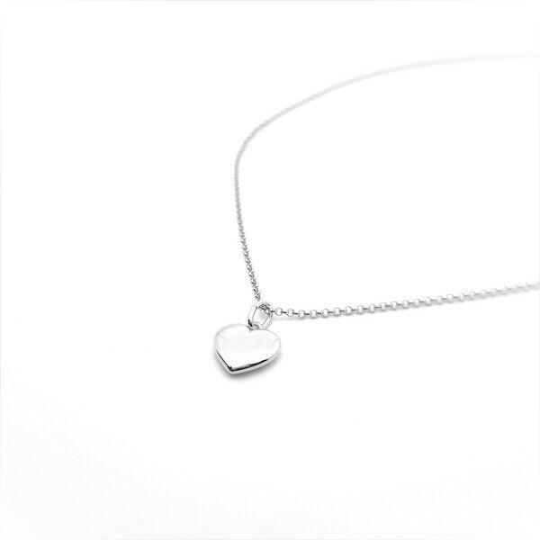 MOANINA Kette My Love Herz - 925 Silber/18k Gold Vermeil - 3 Längen