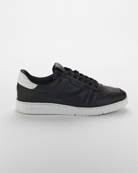 SANVT Der Court Sneaker - Schwarz / Leder