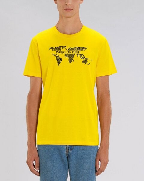 Human Family Bio Unisex Rundhals T-Shirt "Protect our Planet"