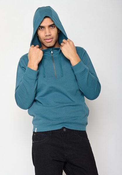 GREENBOMB Basic Mirror - Lässiger Half-Zip aus Bio-Baumwolle / GOTS / Fair & Vegan