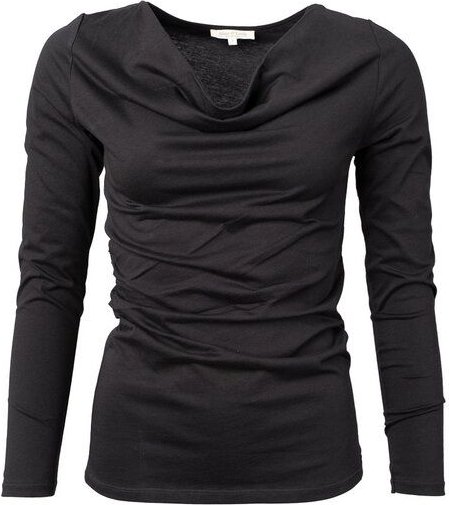 Alma & Lovis Langarmshirt mit Wasserfallausschnitt | Cascade Shirt