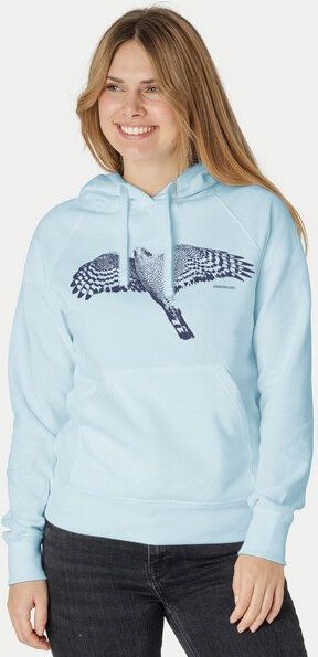 Peaces.bio - handbedruckte Biomode Bio-Hoodie Sperber Damen
