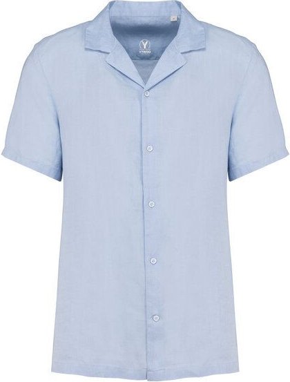 YTWOO Nachhaltiges Kurzarmhemd aus 100% Leinen