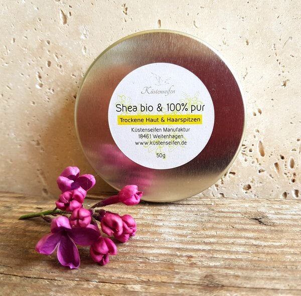Küstenseifen Manufaktur Bio Sheabutter pur für trockene Haut