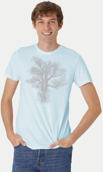 Peaces.bio - handbedruckte Biomode Bio-Herren-T-Shirt Chestnut