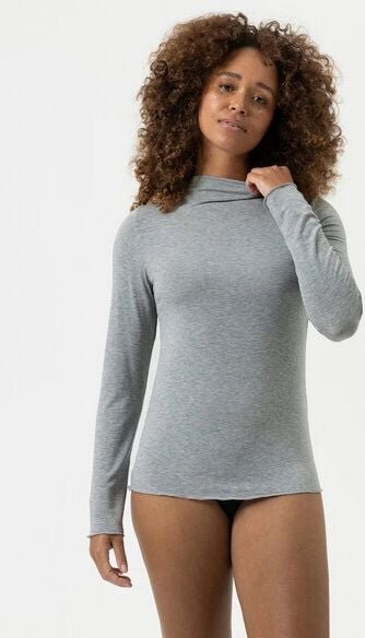 Mey Longsleeve Cozy Cashmere mit Rollsaum