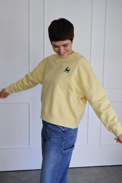 Kultgut Artdesign - Goodness Pulloversweater im Boxistyle / an ordinary crocodile