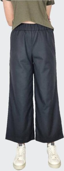 LUMEN organic Hose WIDE Bambusviskose schwarz